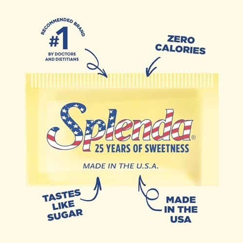 SPLENDA Zero Calorie Sweetener, 2000 Count Packets