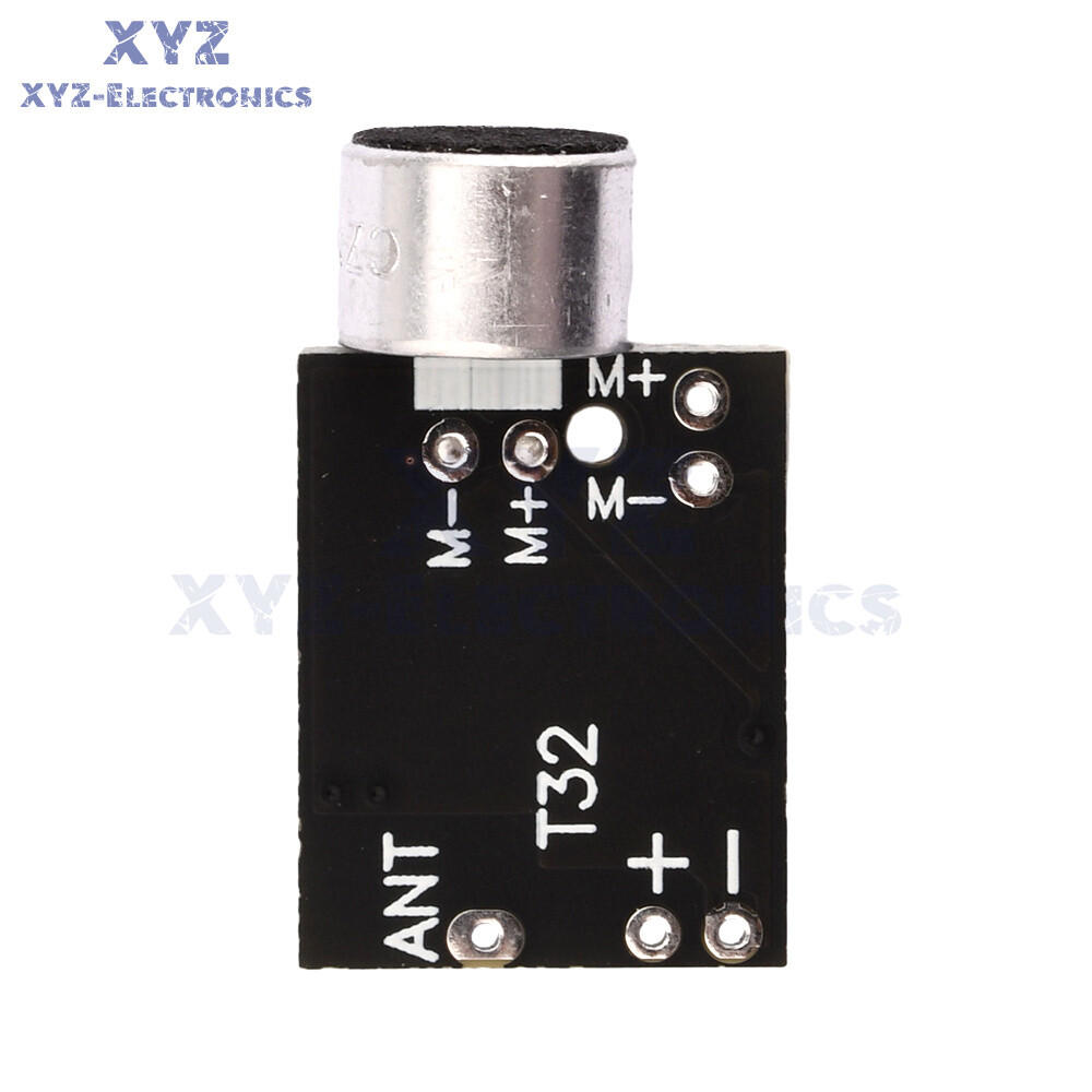 Wireless Microphone FM 88.7MHz Transmitter Module Support Dual-channel Stereo