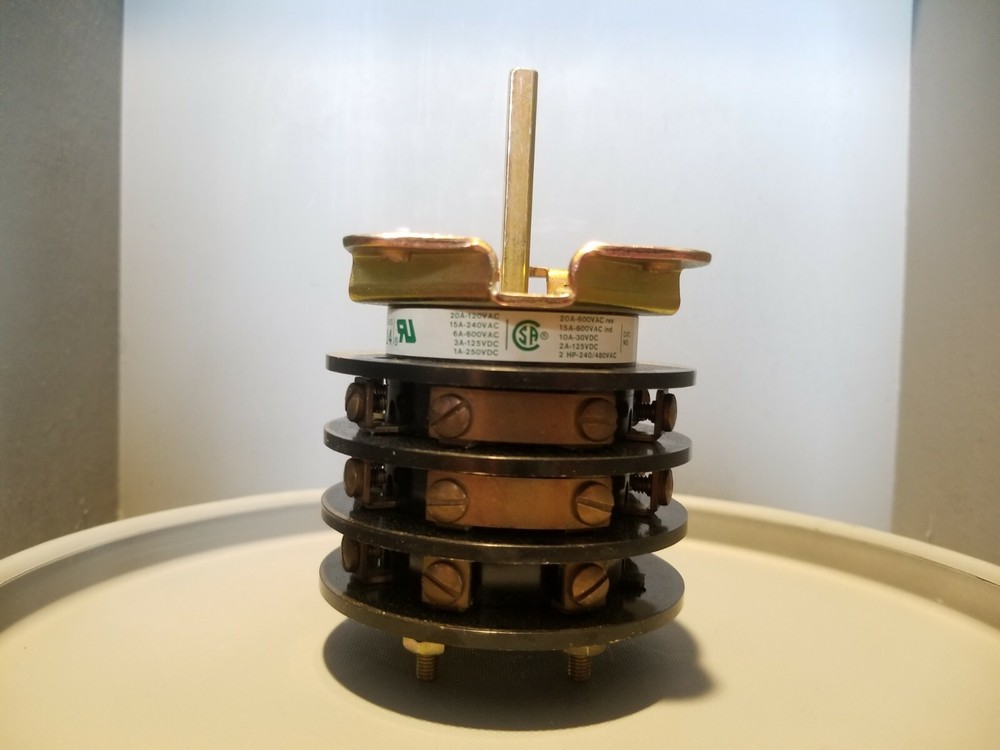 Electroswitch Rotary Switch, Series 24, 24203VF