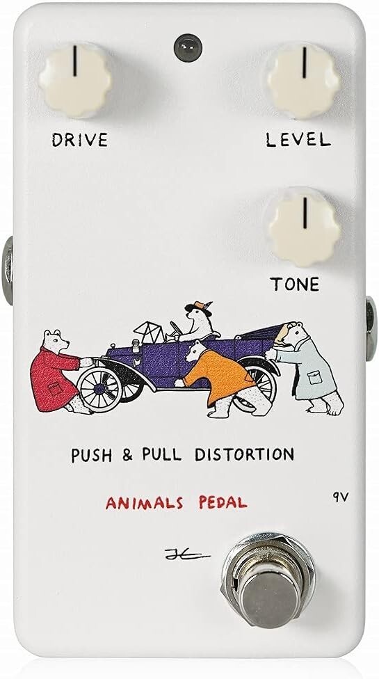 Animals Pedal PUSH & PULL Distortion Guitar Effects Brand New