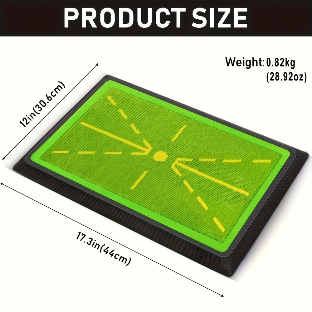 Golf Swing Training Mat-Instant Feedback for Swing Detection & Skill Improvement