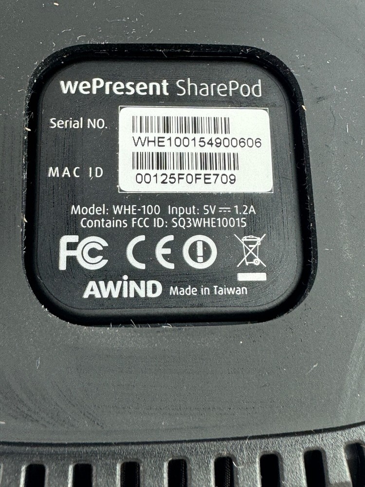 wePresent SharePod WHE-100 *NEW OPEN BOX*