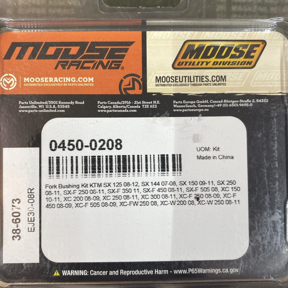 Moose Racing - 38-6073 - Fork Bushing Kit