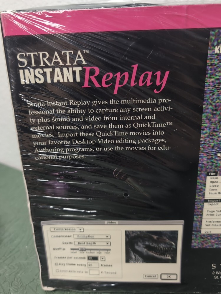 Strata Instant Replay Multimedia Screen Recorder Software Macintosh