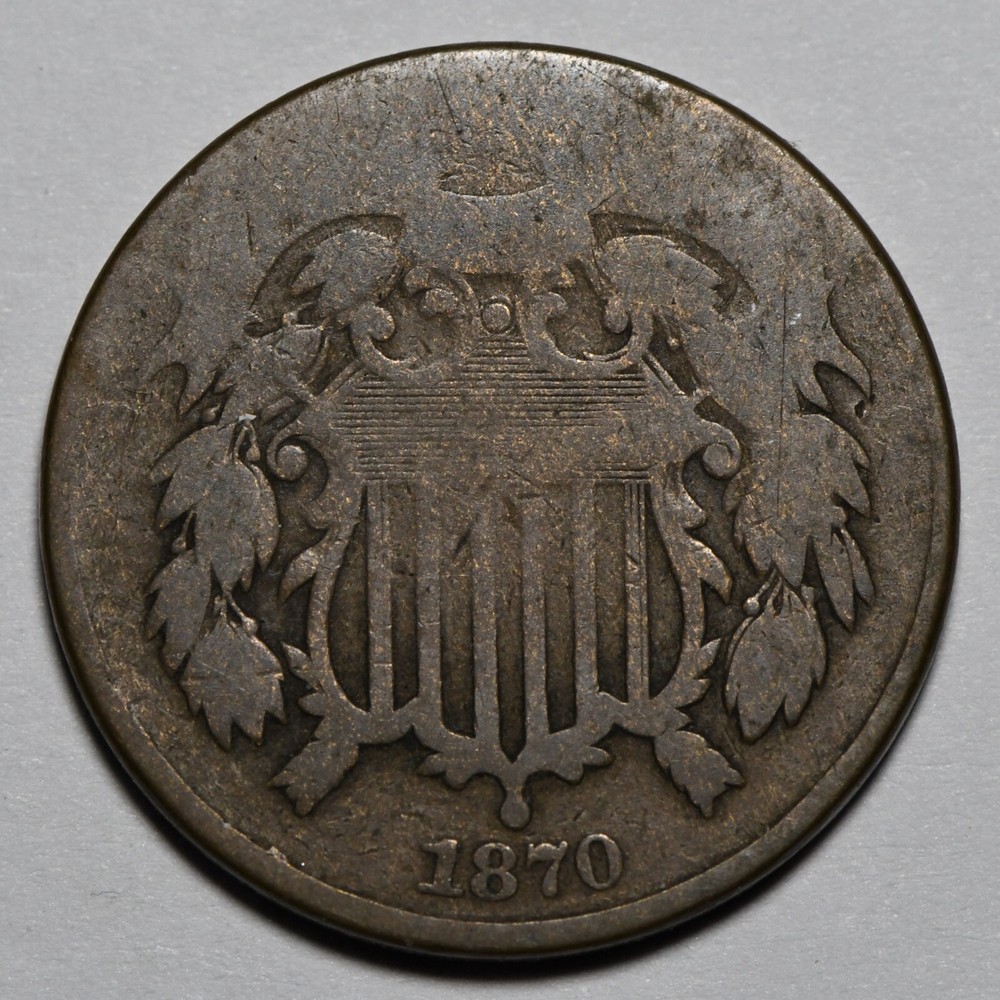 1870 2 cent piece