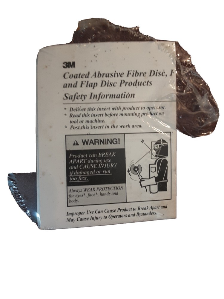 80 Grit Grinding Disc ,3m,box Of 25.