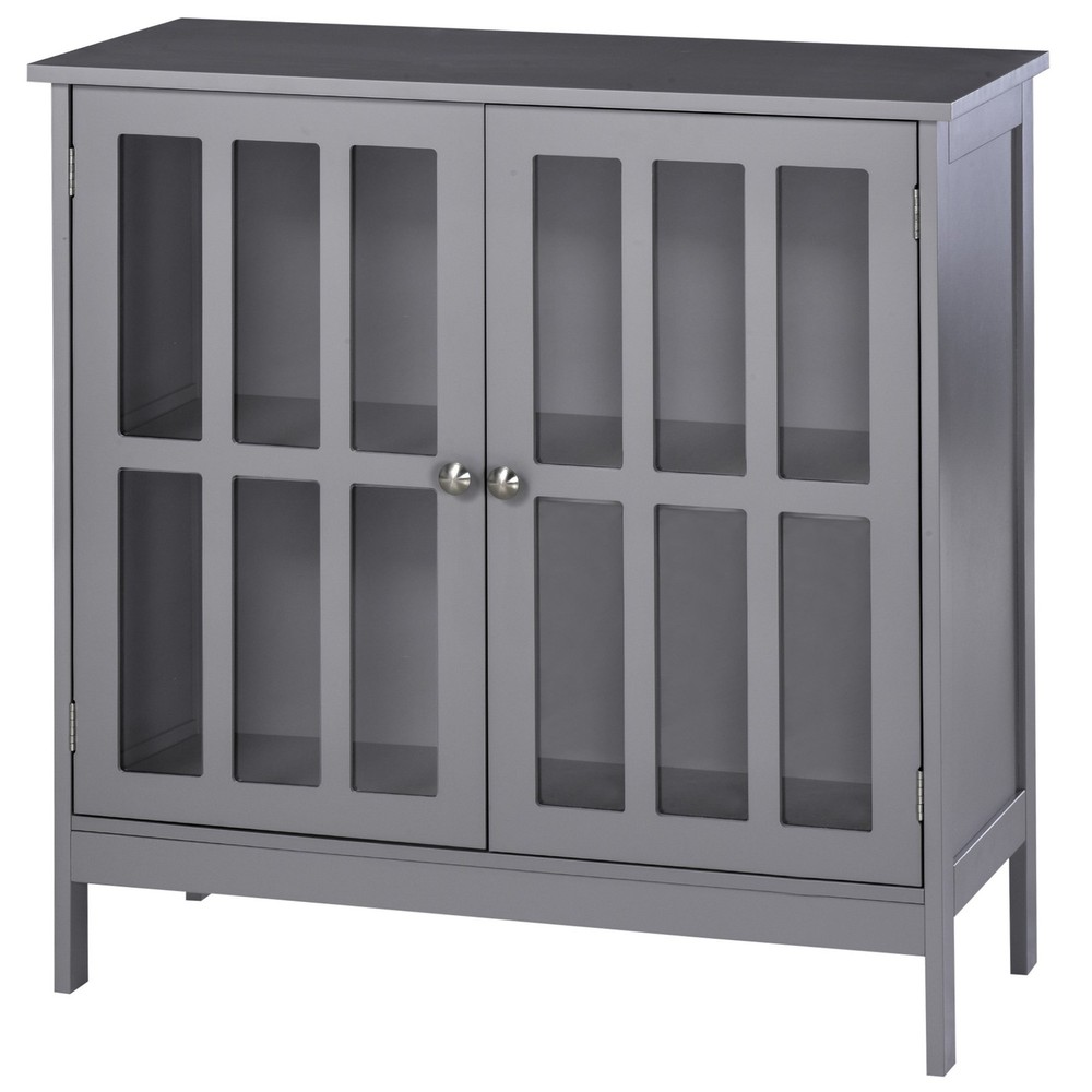 kleankin Sideboard Buffet, Storage Cabinet with 2 Doors, Credenza