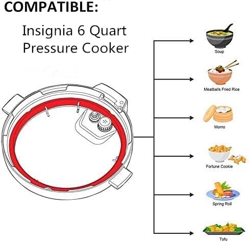 Silicone Sealing Ring for Insignia 6 Quart Multi-Function Pressure black