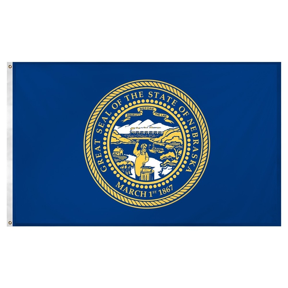 NEW 3' x 5' Nebraska State Flag