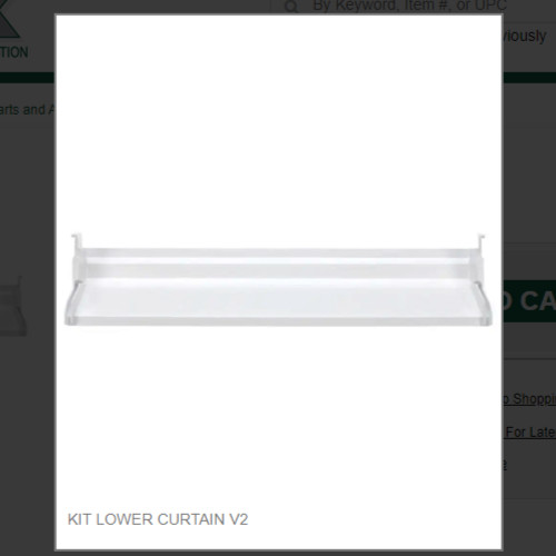 KIT LOWER CURTAIN V2 #1051225-02A