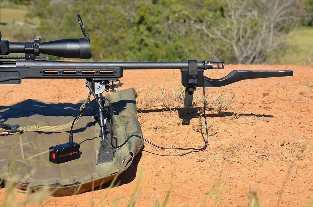 Black Sporter Ballistics Chronograph with LCD Display & Bluetooth Connectivity