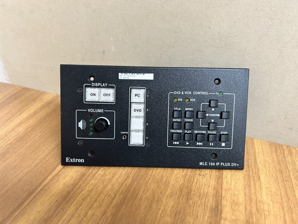 Extron MLC 104 IP Plus DV+ Media Link Controller 60-818-82