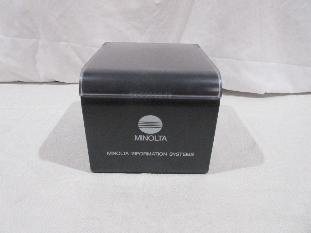 Vintage Minolta Information System Floppy Disc case