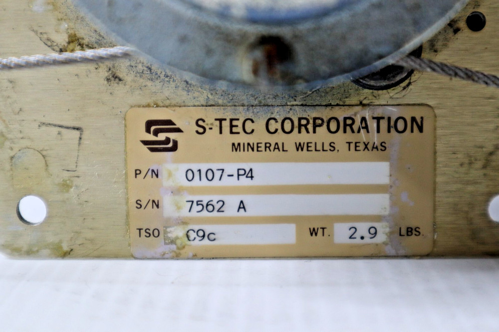 S-TEC Autopilot Pitch Servo 0107-P4