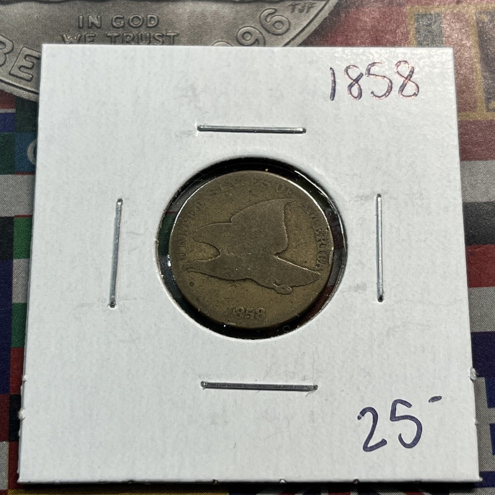 1858 Flying Eagle Copper Cent Coin Collection