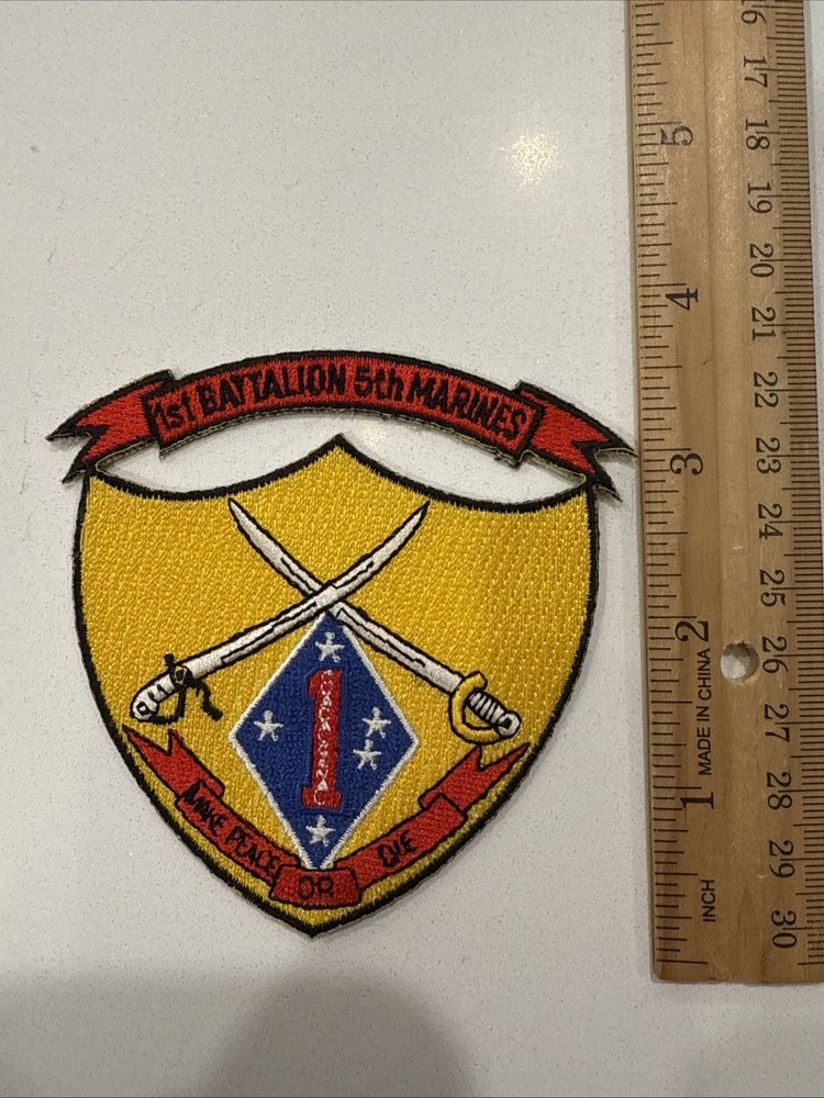USMC Marines Patch: 1st Battalion 5th Marines
