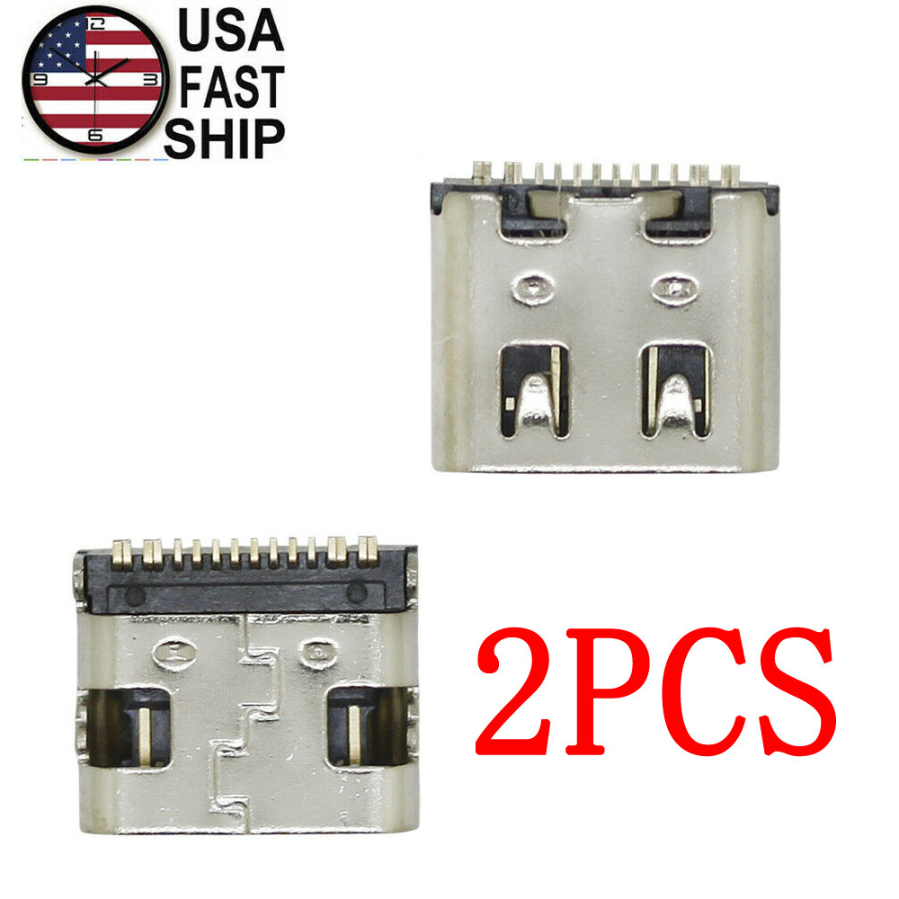 2X Type-C USB Charging Port Connector For Sony PlayStation PS5 Controller Handle