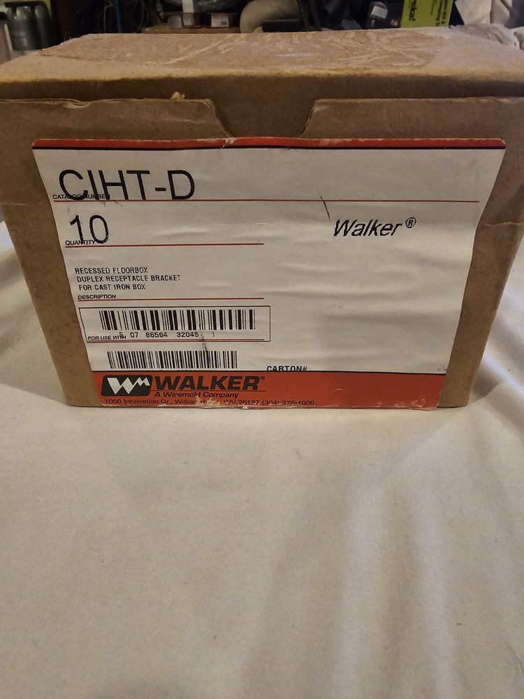 10 Walker Wiremold CIHT-D Recessed Floorbox