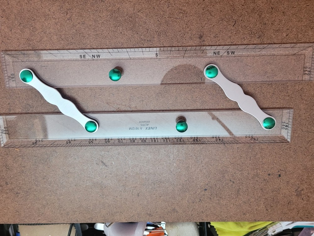 Linex A1612 M Parallel Ruler Acryl Denmark