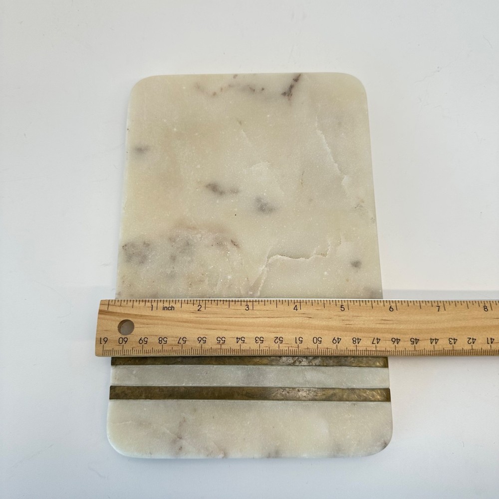 Marble Cheese Board - 9" - 6" Copper Lines Marbled