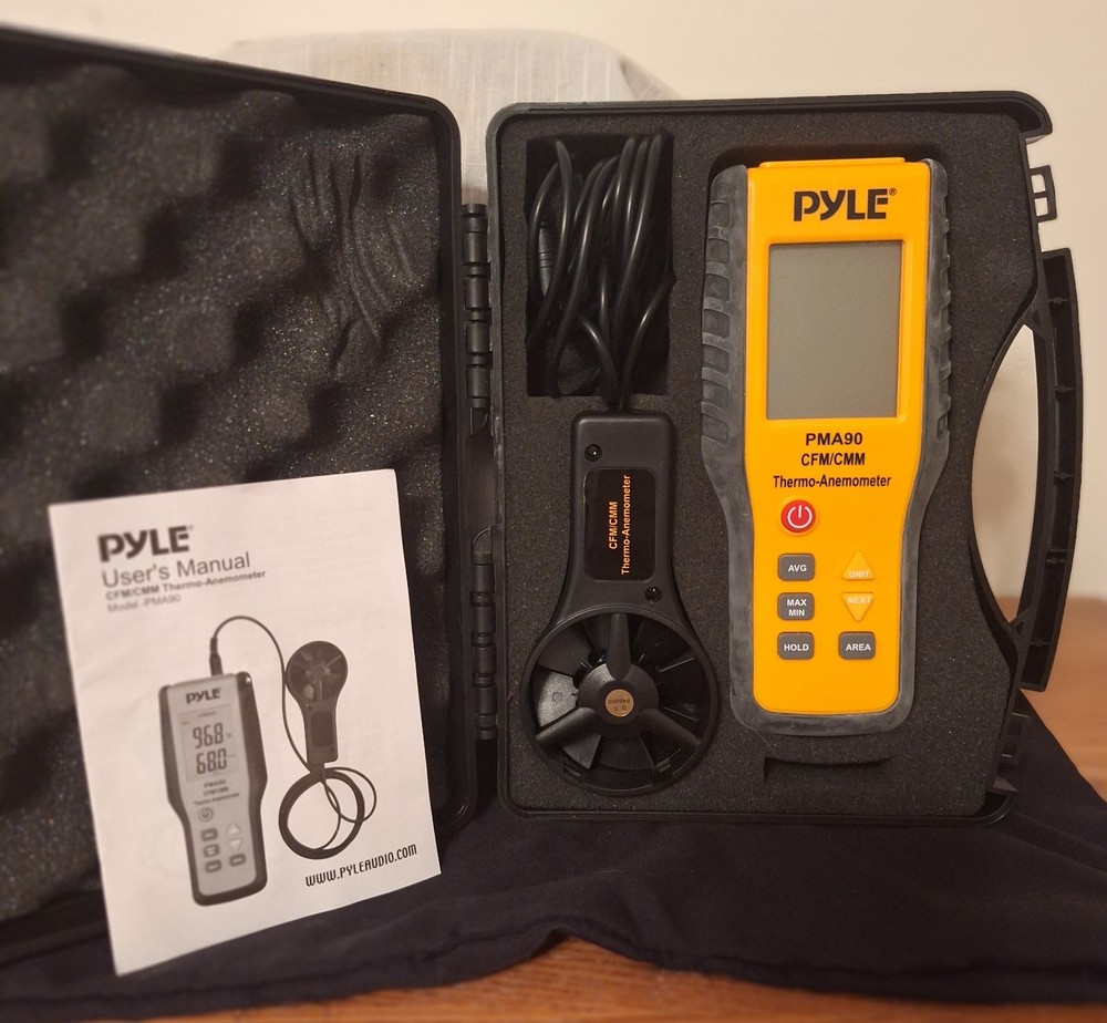 Pyle PMA90 Digital Handheld Anemometer – Great Condition