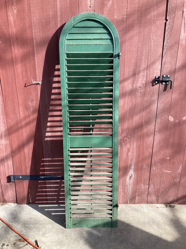 arched antique shutter