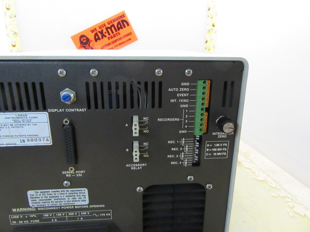 linear uvis 204 variable wavelength absorbance detector [3*A-16]