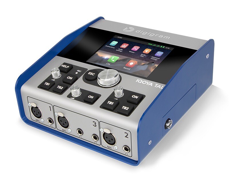 Digigram IQOYA TALK Portable Audio Codec with LCD Touchscreen