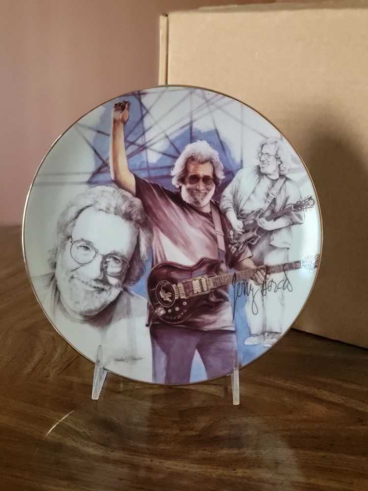 Jerry Garcia Plate Black & White Study...