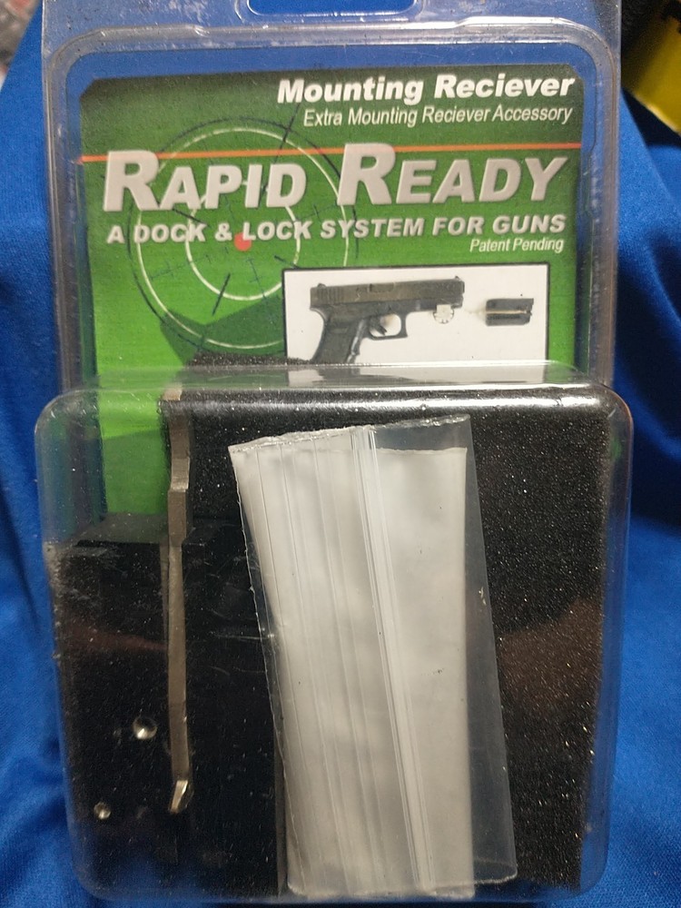 RAPID READY DOCK & LOCK SYSTEM FOR GUNS MOUNTING RECEIVER TRINITY HANDGUN NOS