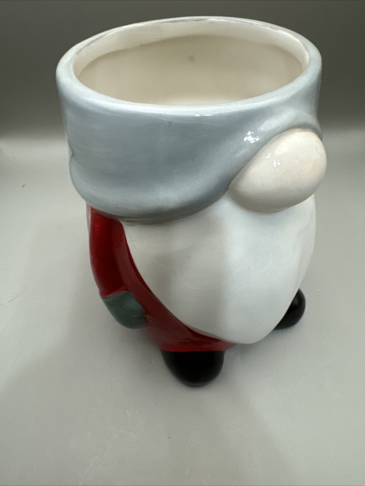 FTD Holiday Gnome Shaped Vase Santa Themed