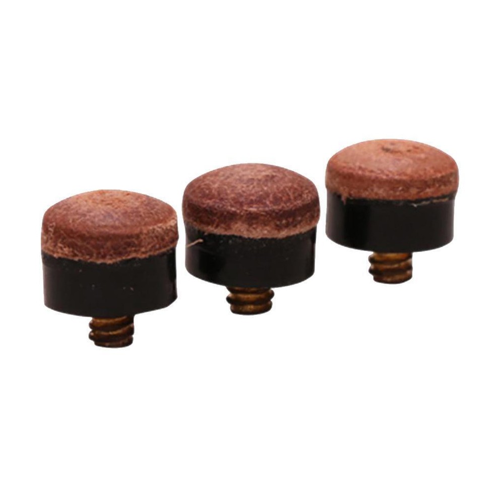 Premium 10 Pieces 12mm Billiards Screw-On Replacement Tips