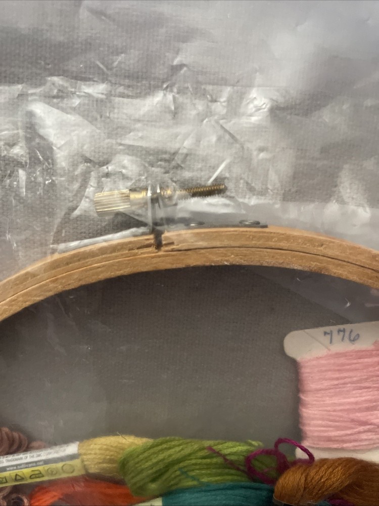 Embroidery Hoops And Thread Crafting Needlework