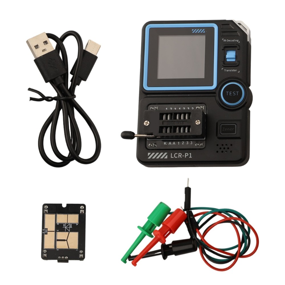 Advanced Patch Holder Function for Easy Testing with LCRP1 Transistor Tester