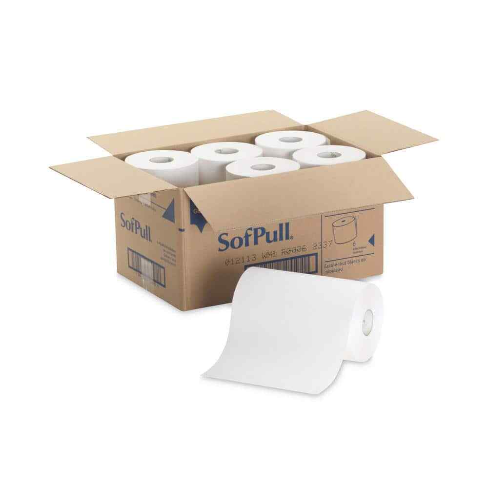 SofPull 9” Paper Towel Roll by GP PRO (Georgia-Pacific), White, 26610, 400