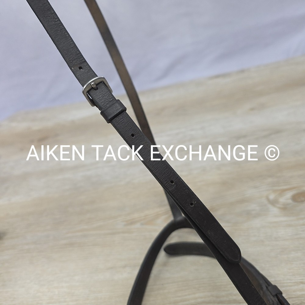 BARGAIN BUNDLE: 2 Plain Raised Nosebands, Size Full (Read Description)
