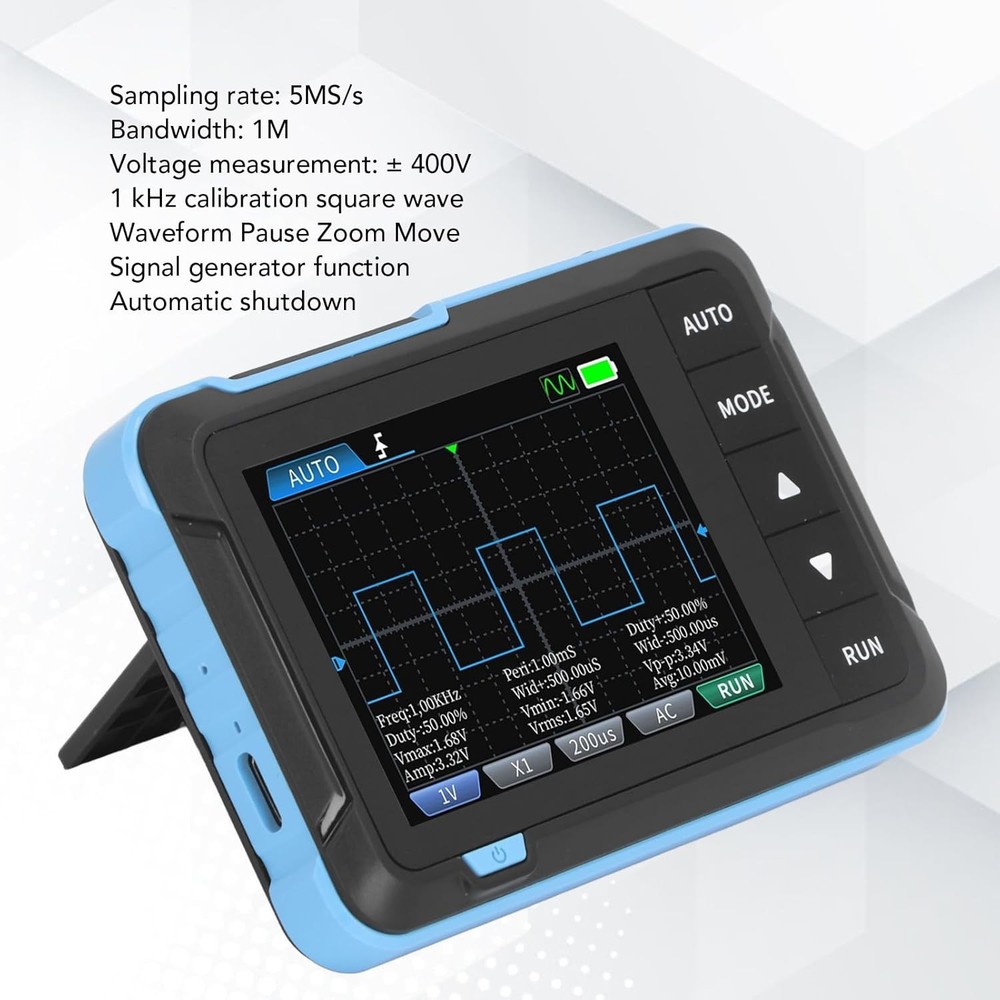 DSO Handheld Oscilloscope Pocket Size Digital for Beginner Teaching Lab Use