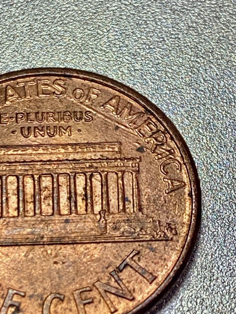 2004 P Lincoln Memorial Cent Mint Error MAJOR Die Clash Errors on Reverse