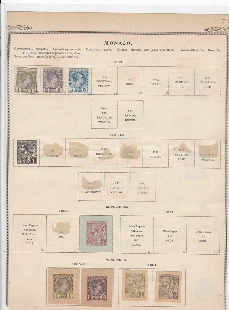 Monaco  Stamps Ref 14613