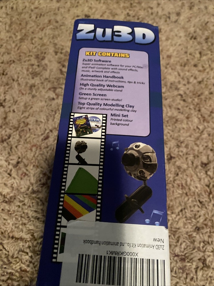 Zu3D Complete Stop Motion Animation Kit Plus Crayola Easy Animation Studio