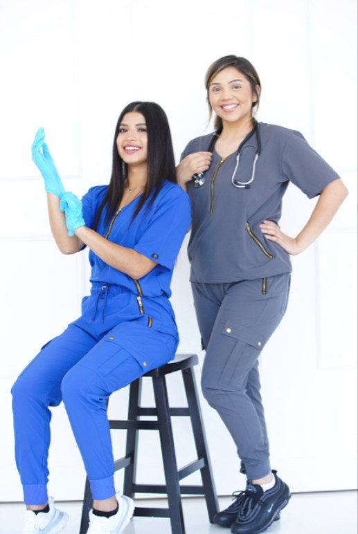JULIE SCRUB JOGGER PANTS SET