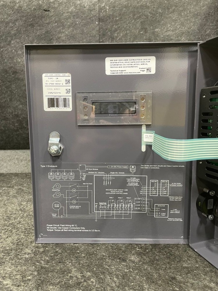 MACURCO DVP-120M Detection Ventilation Control Panel