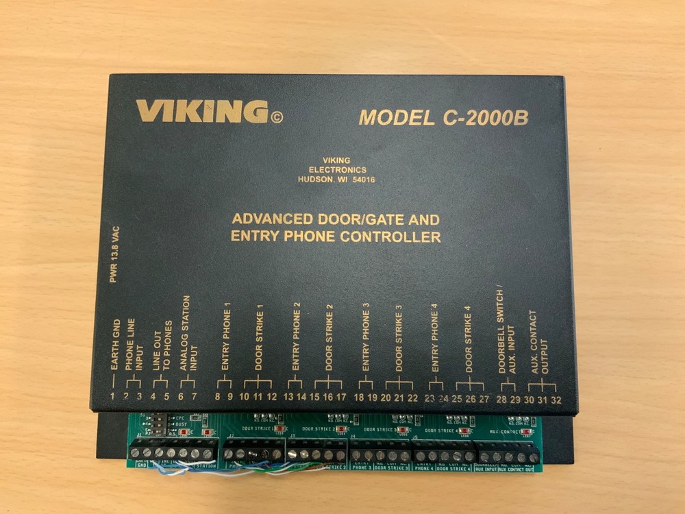 Viking C-2000B Advanced Door & Gate Entry Phone Controller
