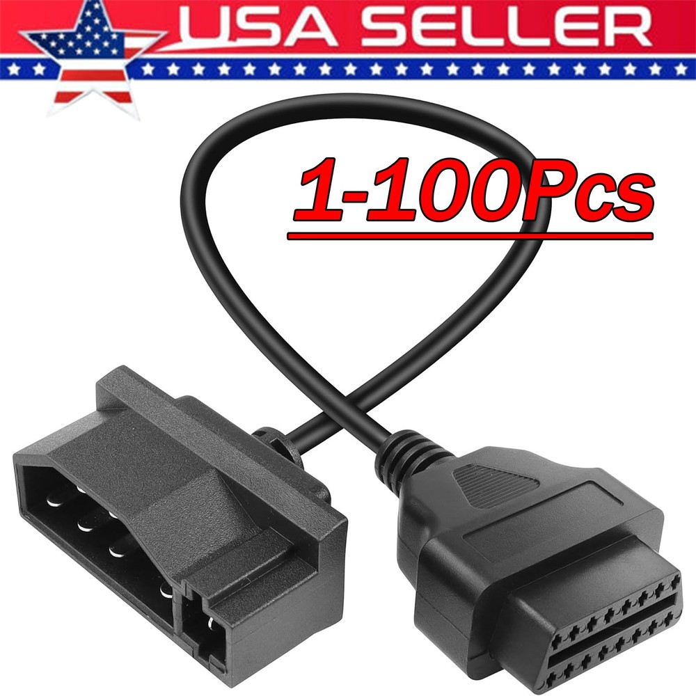 For Ford Engine Repair Tool 7 Pin OBD1 to OBD2 Cable Adapter Code Reader Scanner