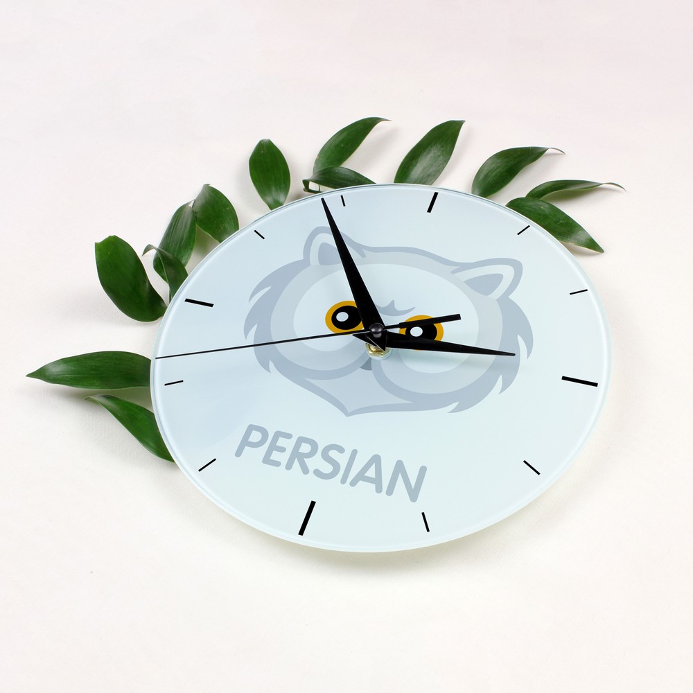 Persian clock with a cat Art-Dog