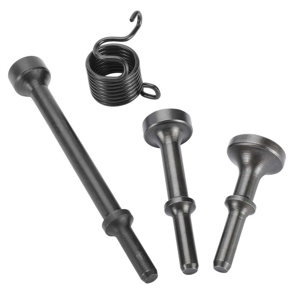 4Pcs Smoothing Pneumatic Air Hammer Pneumatic Chisel Bits Tools Kit with Spring