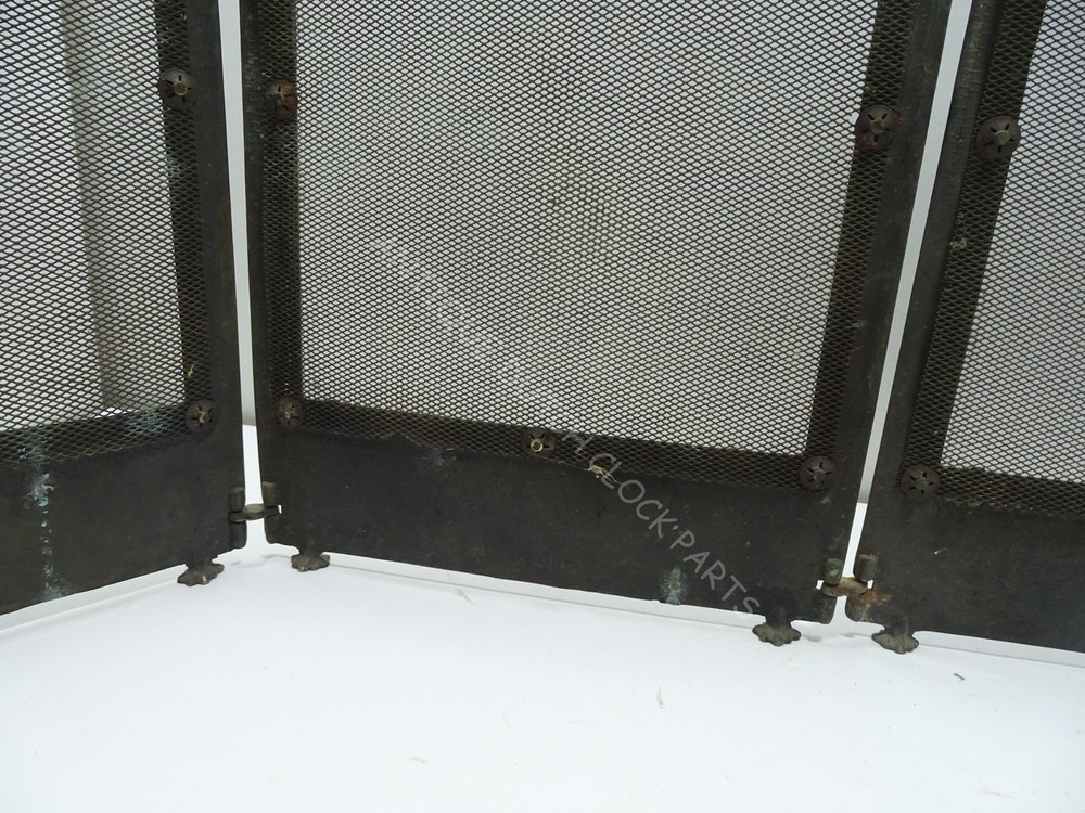 VINTAGE FIRE PLACE SCREEN 4 PANELS WITH DRAGONS
