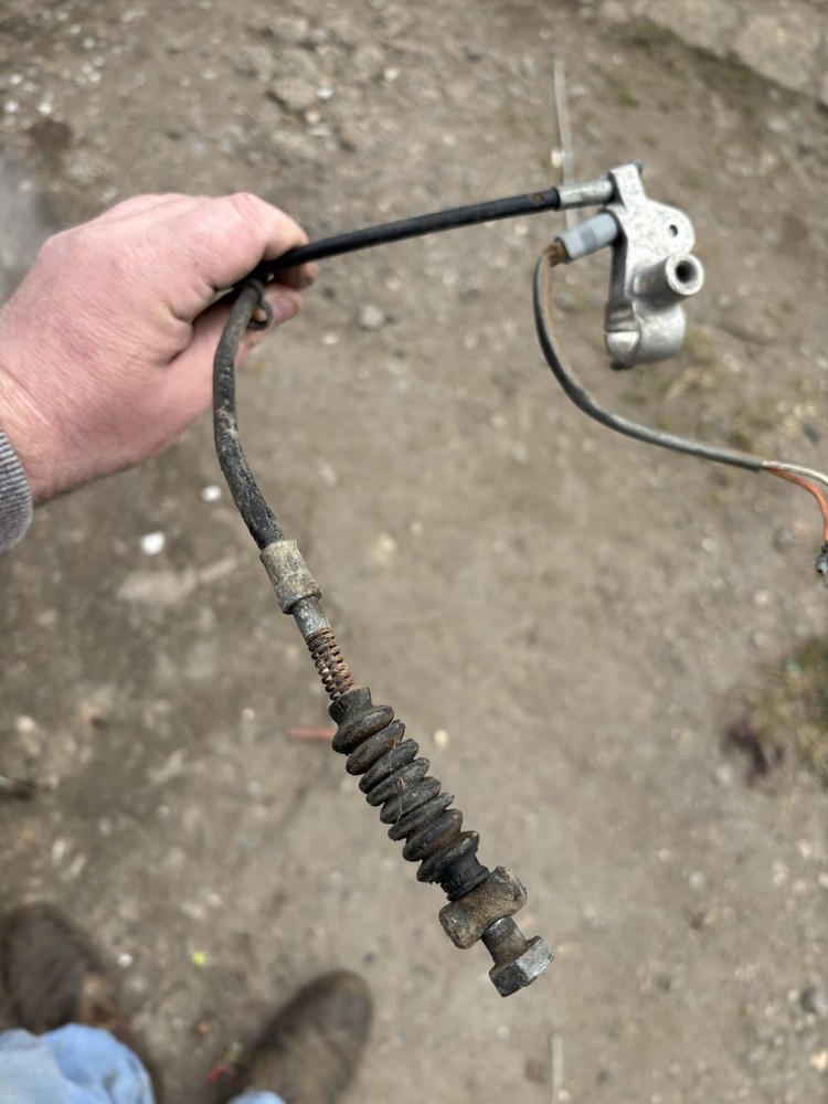 Suzuki Ae 50 Front And Rear Brake Leavers Front Cable