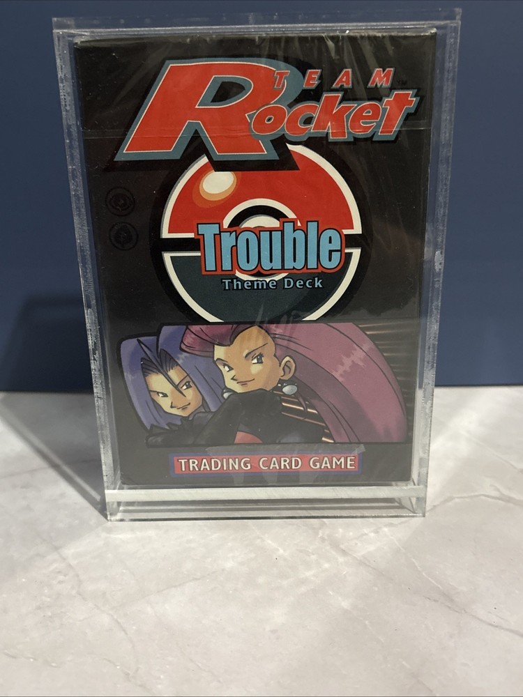 2000 Pokémon Team Rocket Trouble Theme Deck (Open Box)