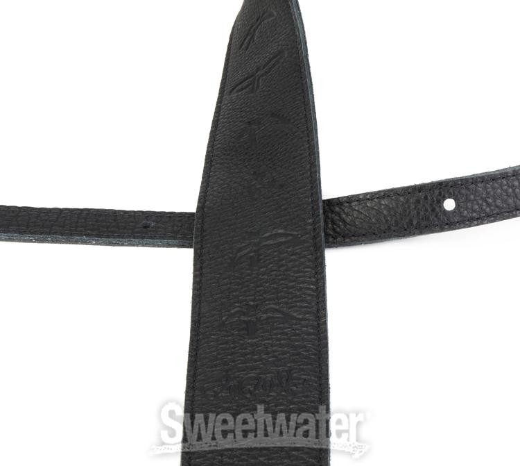 PRS Leather Bird Strap - Black